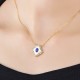 925 Sterling Silver Tridacna Stone Lazurite Blessing Jewelry Set 925 Sterling Silver Tridacna Stone Lazurite Blessing Jewelry Set