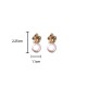 925 Sterling Silver Baroque Pearl Flower Healing Drop Earrings 925 Sterling Silver Baroque Pearl Flower Healing Drop Earrings