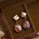 925 Sterling Silver Gold-Plated Baroque Pearl Healing Drop Earrings 925 Sterling Silver Gold-Plated Baroque Pearl Healing Drop Earrings