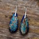 Emperor Stone Healing Crystal Earrings Emperor Stone Healing Crystal Earrings