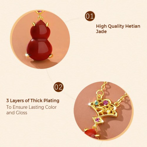 925 Sterling Silver Red Agate Gourd Confidence Jewelry Set 925 Sterling Silver Red Agate Gourd Confidence Jewelry Set