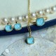 925 Silver Gold-Plated Turquoise Protection Set 925 Silver Gold-Plated Turquoise Protection Set