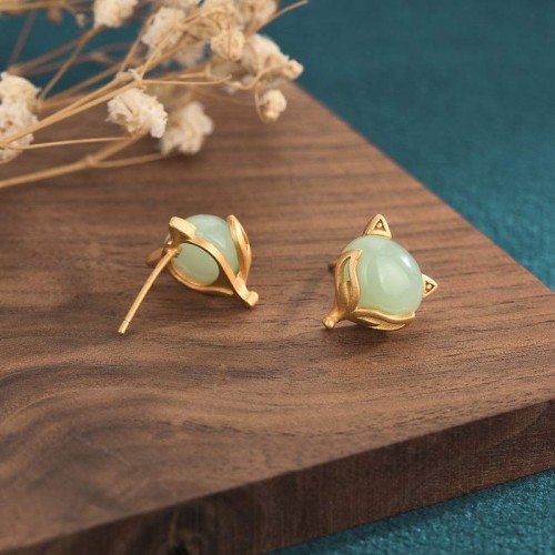 FengShui Jade Luck Earrings