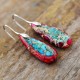 Emperor Stone Crystal Happiness Earrings Emperor Stone Crystal Happiness Earrings