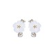 925 Sterling Silver Plum Blossom Floral Blessing Earrings 925 Sterling Silver Plum Blossom Floral Blessing Earrings