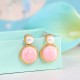 925 Sterling Silver Queen Conch Pearl Luck Jewelry Set