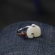 925 Sterling Silver Elephant Hetian Jade Abundance Jewelry Set 925 Sterling Silver Elephant Hetian Jade Abundance Jewelry Set