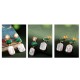 925 Sterling Silver Baroque Pearl Malachite Healing Drop Earrings 925 Sterling Silver Baroque Pearl Malachite Healing Drop Earrings