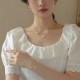 14K Gold-Plated Copper Pearl Butterfly Blessing Jewelry Set 14K Gold-Plated Copper Pearl Butterfly Blessing Jewelry Set