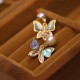 18K Gold-Plated Copper Shell Pearl Butterfly Stud Earrings 18K Gold-Plated Copper Shell Pearl Butterfly Stud Earrings