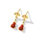 925 Sterling Silver Red Agate Gourd Confidence Jewelry Set 925 Sterling Silver Red Agate Gourd Confidence Jewelry Set
