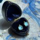 925 Silver Gold-Plated Turquoise Protection Set 925 Silver Gold-Plated Turquoise Protection Set