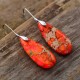 Emperor Stone Healing Crystal Earrings Emperor Stone Healing Crystal Earrings