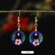 Lotus Butterfly Flower Alloy Copper Enlightenment Earrings Lotus Butterfly Flower Alloy Copper Enlightenment Earrings