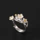 925 Sterling Silver Plum Blossom Floral Blessing Earrings 925 Sterling Silver Plum Blossom Floral Blessing Earrings