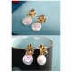 925 Sterling Silver Baroque Pearl Flower Healing Drop Earrings 925 Sterling Silver Baroque Pearl Flower Healing Drop Earrings