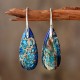 Emperor Stone Healing Crystal Earrings Emperor Stone Healing Crystal Earrings