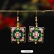 Lotus Butterfly Flower Alloy Copper Enlightenment Earrings Lotus Butterfly Flower Alloy Copper Enlightenment Earrings