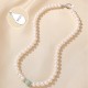 925 Sterling Silver Natural Pearl Jade Healing Jewelry Set 925 Sterling Silver Natural Pearl Jade Healing Jewelry Set