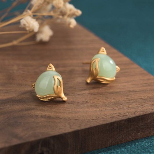 FengShui Jade Luck Earrings