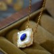 925 Sterling Silver Tridacna Stone Lazurite Blessing Jewelry Set 925 Sterling Silver Tridacna Stone Lazurite Blessing Jewelry Set