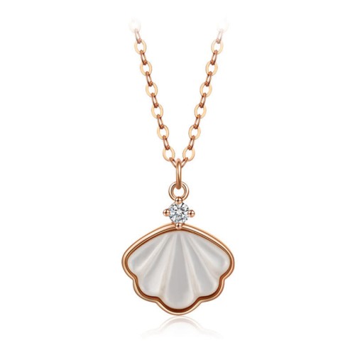 925 Sterling Silver Tridacna Stone Shell Blessing Jewelry Set