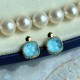 925 Silver Gold-Plated Turquoise Protection Set 925 Silver Gold-Plated Turquoise Protection Set