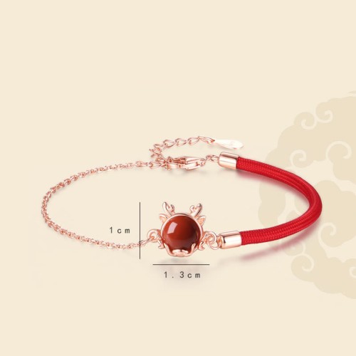Flash Sale: 925 Sterling Silver Year of the Dragon Red Agate Dragon Protection Jewelry Set Flash Sale: 925 Sterling Silver Year of the Dragon Red Agate Dragon Protection Jewelry Set