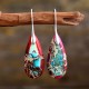 Emperor Stone Crystal Happiness Earrings Emperor Stone Crystal Happiness Earrings
