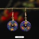 Lotus Butterfly Flower Alloy Copper Enlightenment Earrings Lotus Butterfly Flower Alloy Copper Enlightenment Earrings