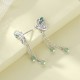 925 Sterling Silver Green Aventurine Butterfly Luck Jewelry Set 925 Sterling Silver Green Aventurine Butterfly Luck Jewelry Set