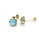 925 Silver Gold-Plated Turquoise Protection Set 925 Silver Gold-Plated Turquoise Protection Set