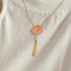 18K Gold-Plated Copper Two Birds Zircon Healing Jewelry Set 18K Gold-Plated Copper Two Birds Zircon Healing Jewelry Set