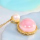 925 Sterling Silver Queen Conch Pearl Luck Jewelry Set