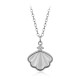 925 Sterling Silver Tridacna Stone Shell Blessing Jewelry Set