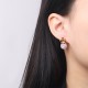 925 Sterling Silver Baroque Pearl Flower Healing Drop Earrings 925 Sterling Silver Baroque Pearl Flower Healing Drop Earrings