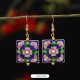 Lotus Butterfly Flower Alloy Copper Enlightenment Earrings Lotus Butterfly Flower Alloy Copper Enlightenment Earrings
