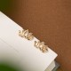 925 Sterling Silver Lotus Flower Blessing Earrings 925 Sterling Silver Lotus Flower Blessing Earrings
