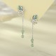 925 Sterling Silver Green Aventurine Butterfly Luck Jewelry Set 925 Sterling Silver Green Aventurine Butterfly Luck Jewelry Set