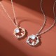 925 Sterling Silver Rabbit Moonstone Moon Flower Jewelry Set 925 Sterling Silver Rabbit Moonstone Moon Flower Jewelry Set