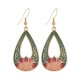 Lotus Butterfly Flower Alloy Copper Enlightenment Earrings Lotus Butterfly Flower Alloy Copper Enlightenment Earrings
