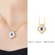 925 Sterling Silver Tridacna Stone Lazurite Blessing Jewelry Set 925 Sterling Silver Tridacna Stone Lazurite Blessing Jewelry Set