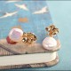 925 Sterling Silver Baroque Pearl Flower Healing Drop Earrings 925 Sterling Silver Baroque Pearl Flower Healing Drop Earrings