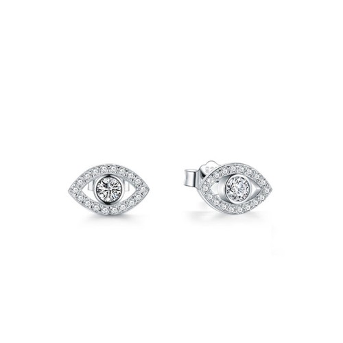 925 Sterling Silver Evil Eye Protection Stud Earrings 925 Sterling Silver Evil Eye Protection Stud Earrings