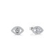 925 Sterling Silver Evil Eye Protection Stud Earrings 925 Sterling Silver Evil Eye Protection Stud Earrings