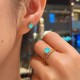 925 Silver Gold-Plated Turquoise Protection Set 925 Silver Gold-Plated Turquoise Protection Set