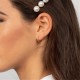 Round Lotus Flower Luck Hoop Earrings Round Lotus Flower Luck Hoop Earrings