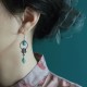 925 Sterling Silver Vintage Turquoise Waterdrop Earrings 925 Sterling Silver Vintage Turquoise Waterdrop Earrings