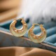 Crescent Moon Jade Prosperity Drop Earrings Crescent Moon Jade Prosperity Drop Earrings