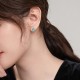 925 Sterling Silver Jade Luck Abundance Stud Earrings 925 Sterling Silver Jade Luck Abundance Stud Earrings